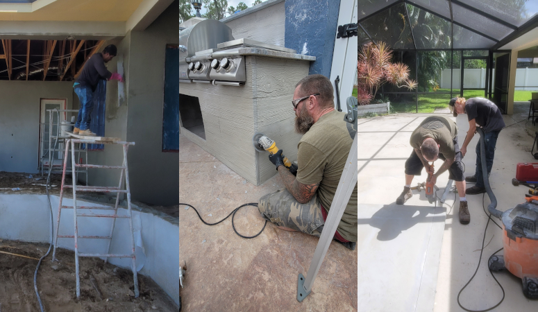 Outdoor Kitchen Construction Lakeland FL