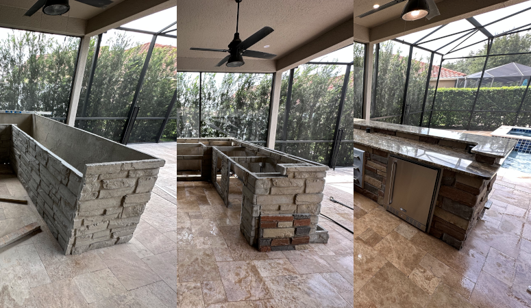 Outdoor Kitchen Construction Lakeland FL